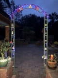 Biergarten Arch at Night