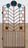 Craftsman Gate with Glass