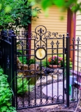 Victorian Gate with Glass