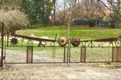 Found Object Driveway Gate