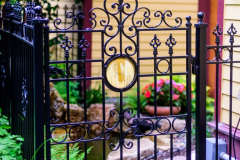 Victorian Gate with Glass